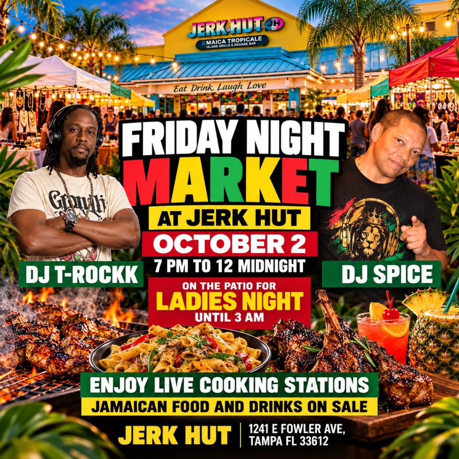 FRIDAY NIGHT MARKET at JERK HUT | TAMPA event photo