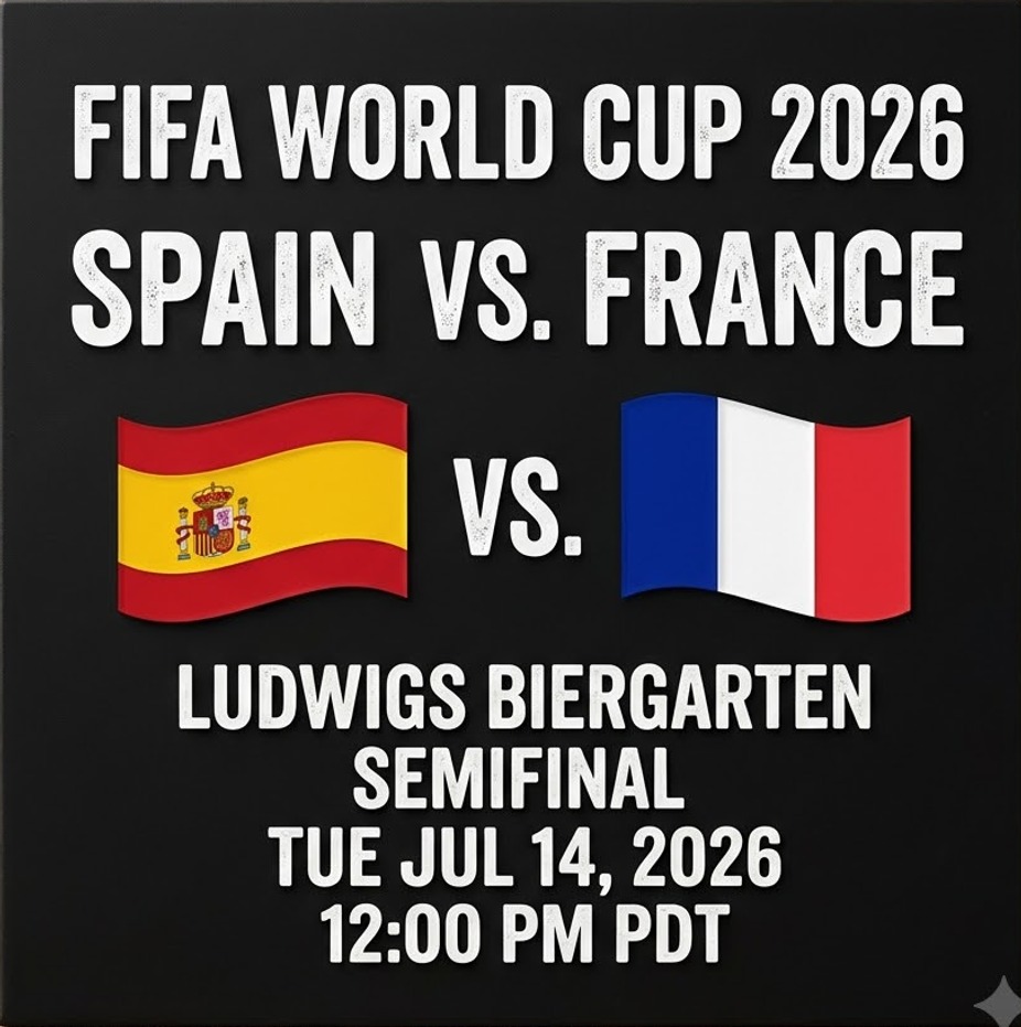 World Cup 2026: Spain vs  France | Semifinal event photo