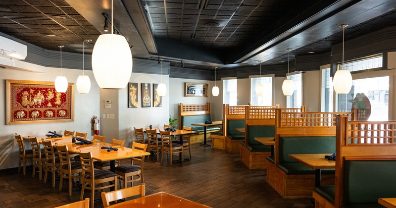 Interior, main dining area