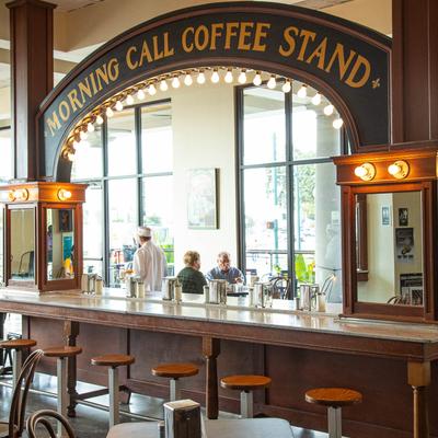 Interior, coffee counter.