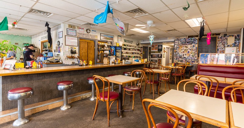 Interior, seating space