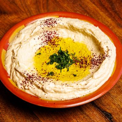 Hummus dip.