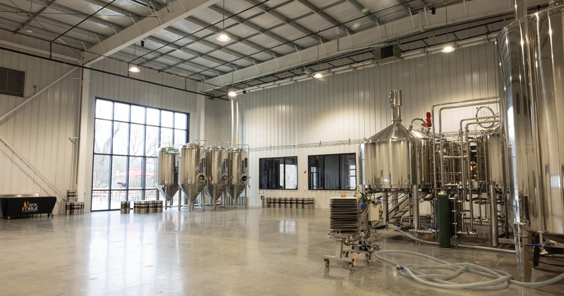 Brewery interior space