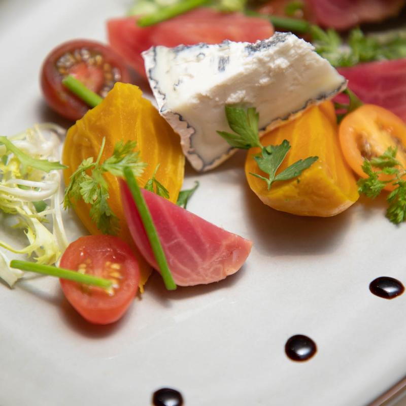 Roasted Baby Beet & Humboldt Fog photo