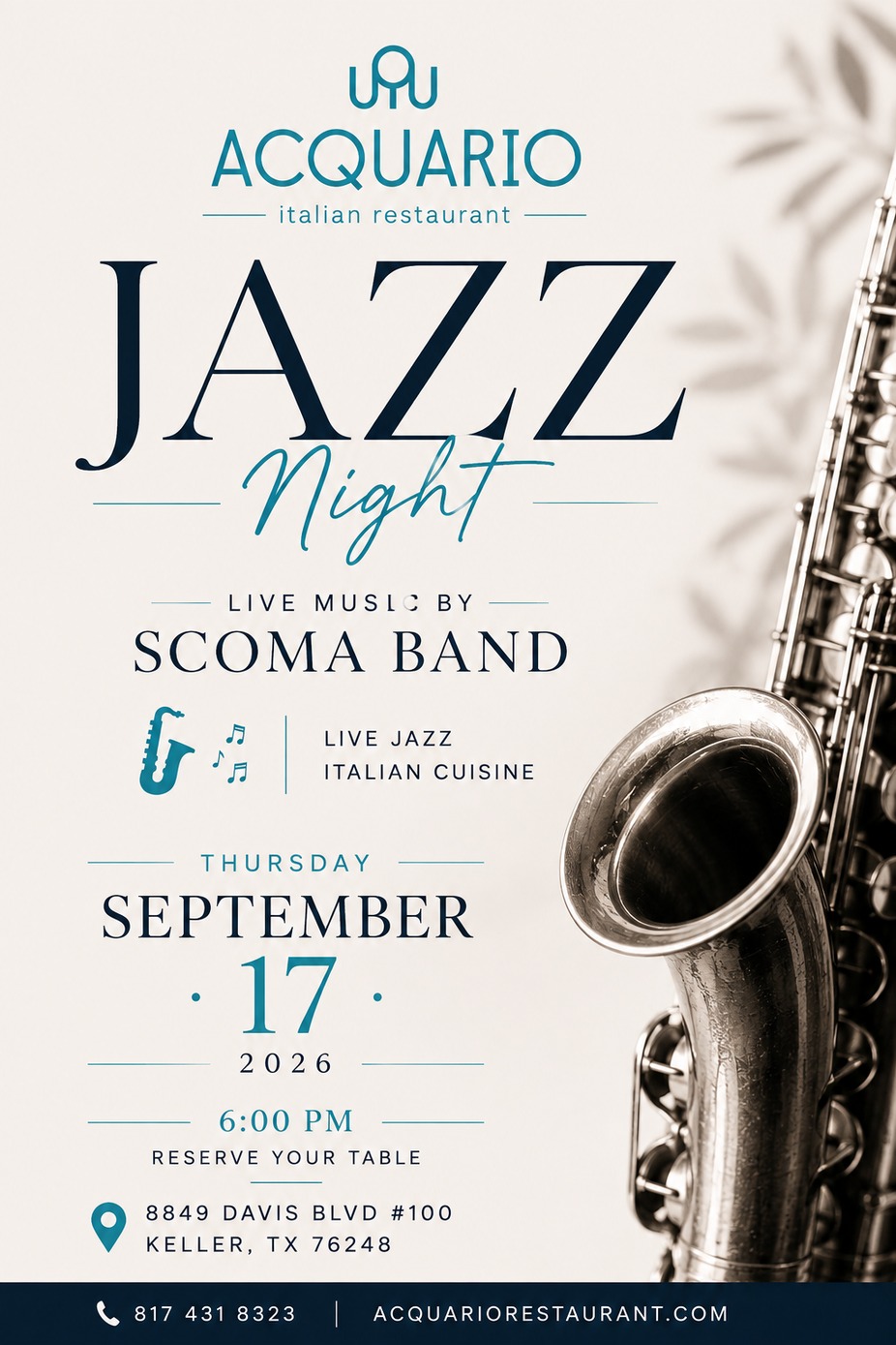 JAZZ NIGHT AT ACQUARIO event photo