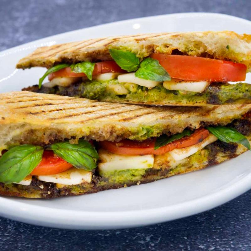 Fresh Mozzarella, Tomato & Basil Panini photo