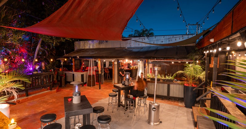 Exterior, seating place on patio