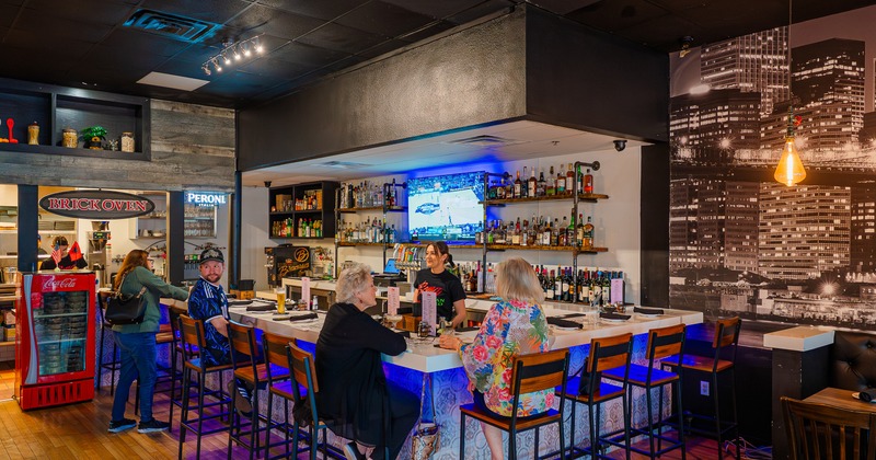 Interior, bar area
