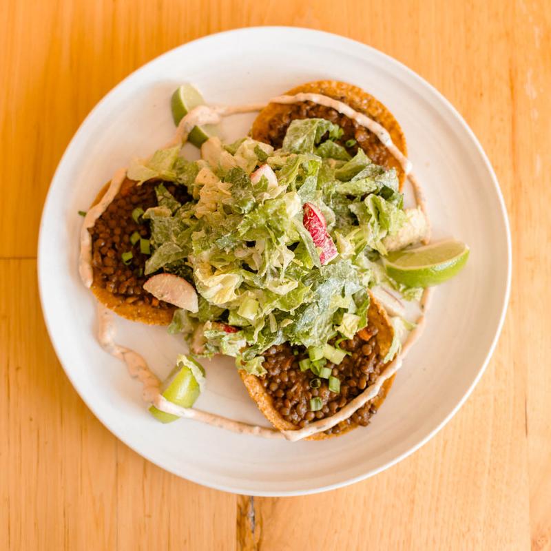 Chile Lentil Tostadas (V, GFI) photo