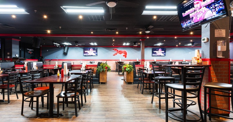 Interior, dining area
