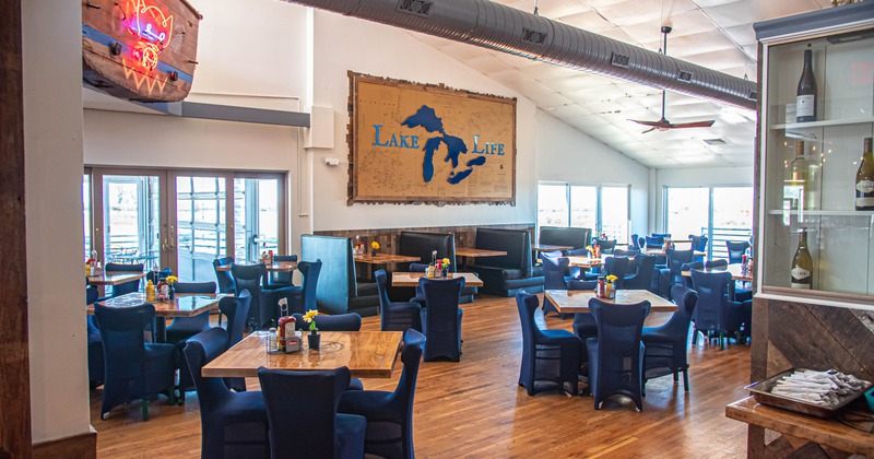 Interior, dining area