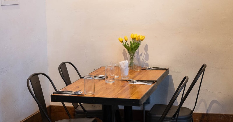 Interior, table for four