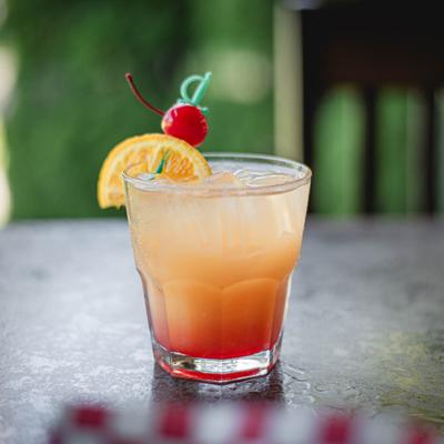 Old fashioned cocktail.