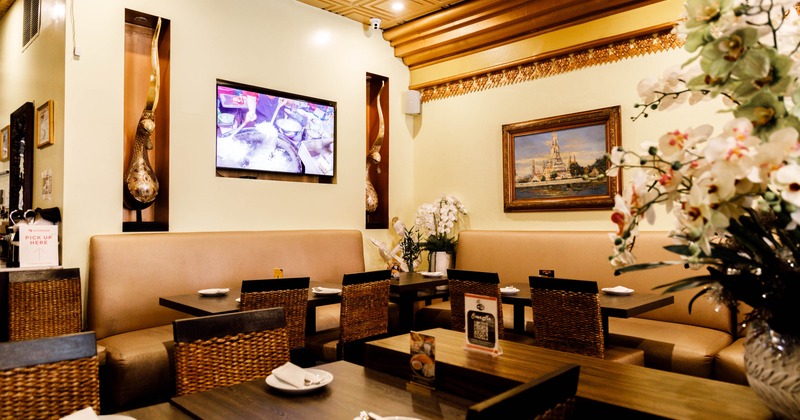 Interior seating area
