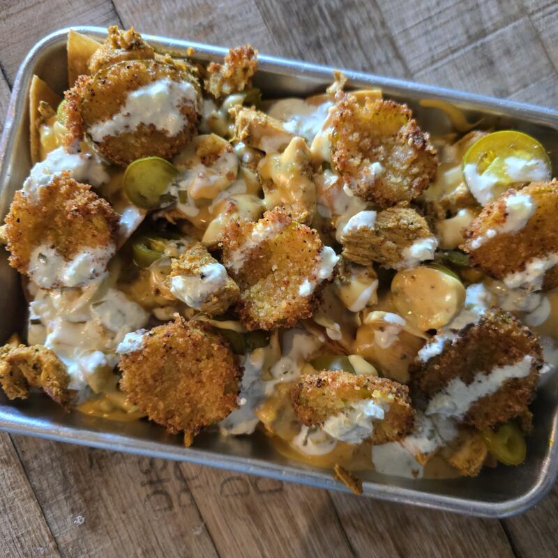 Fried Pickle & Chicken Nacho photo