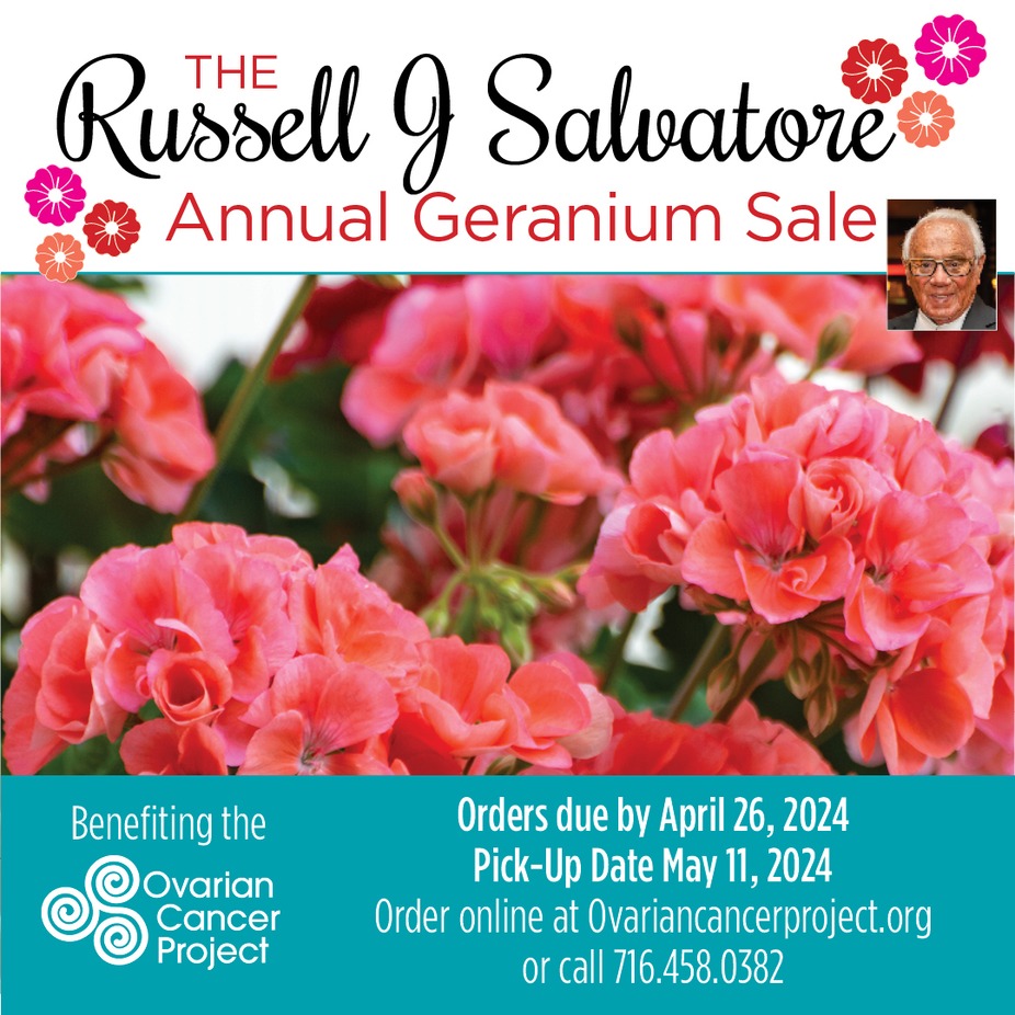 Russell J Salvatore Geranium Sale to benefit the Ovarian Cancer Project event photo