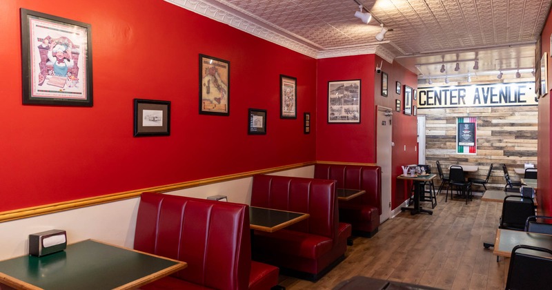 Interior, dining area