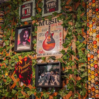 Wall decorations.