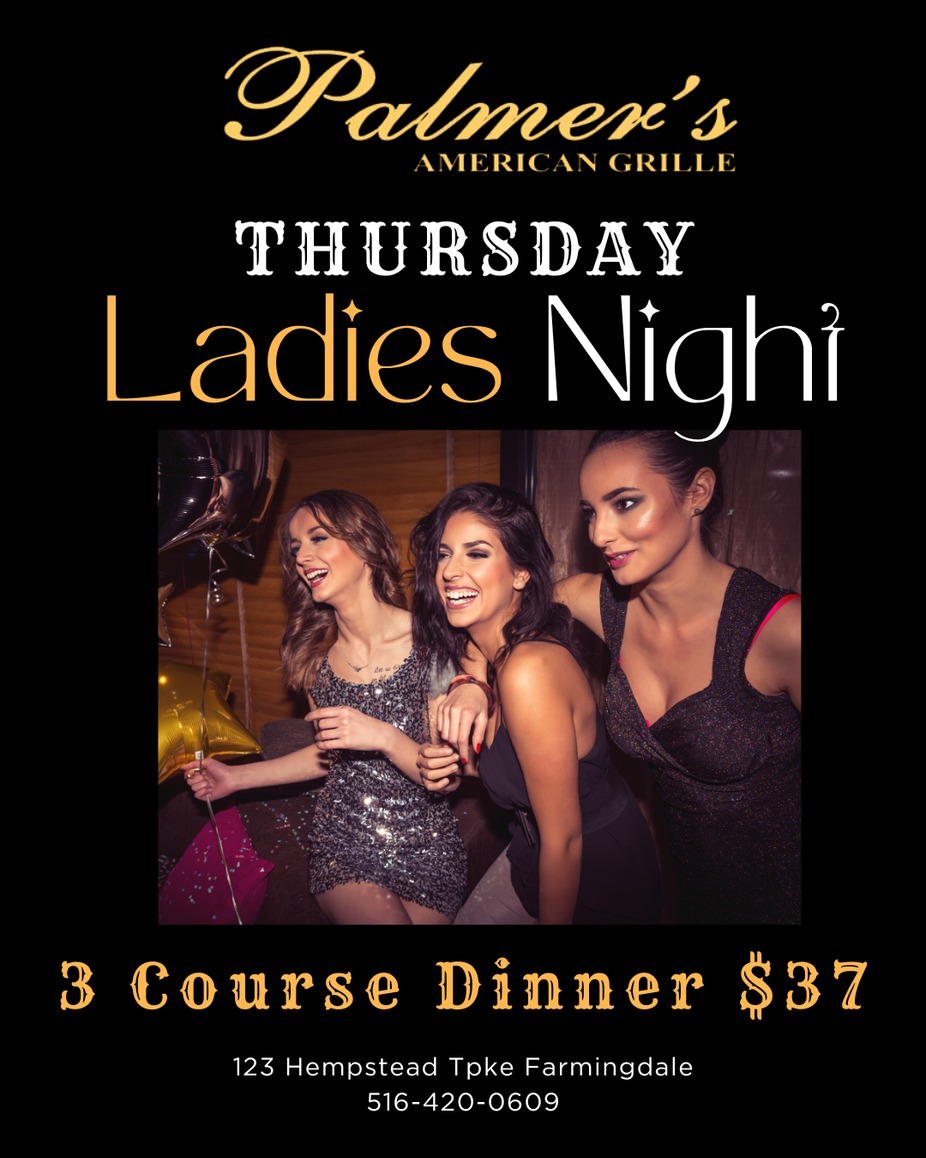 Ladies Night 3 Course Dinner $37 event photo