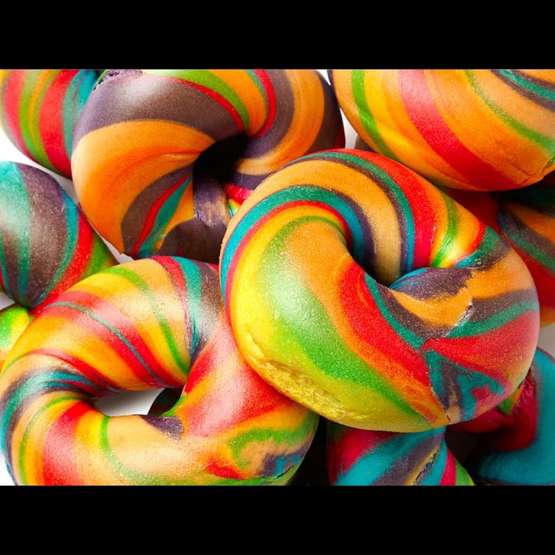 Rainbow Bagel photo