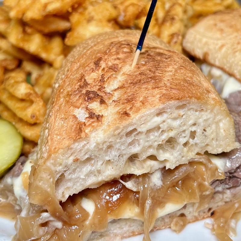 menu item 35 of 38, Prime Rib and Melted Mozzarella*