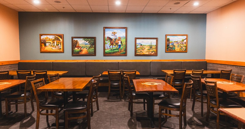 Interior seating area