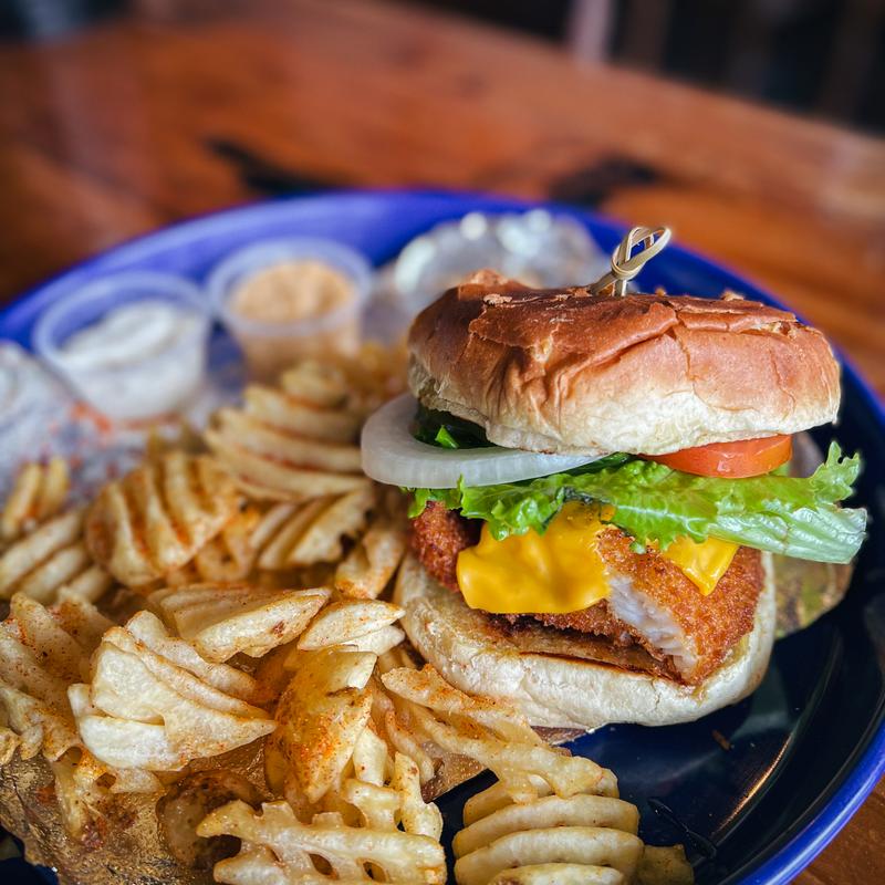 Fried Fish Burger photo