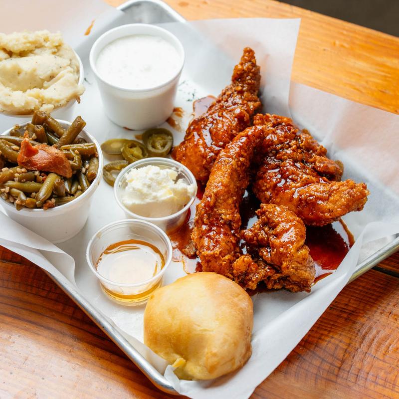 Nashville chicken strips photo