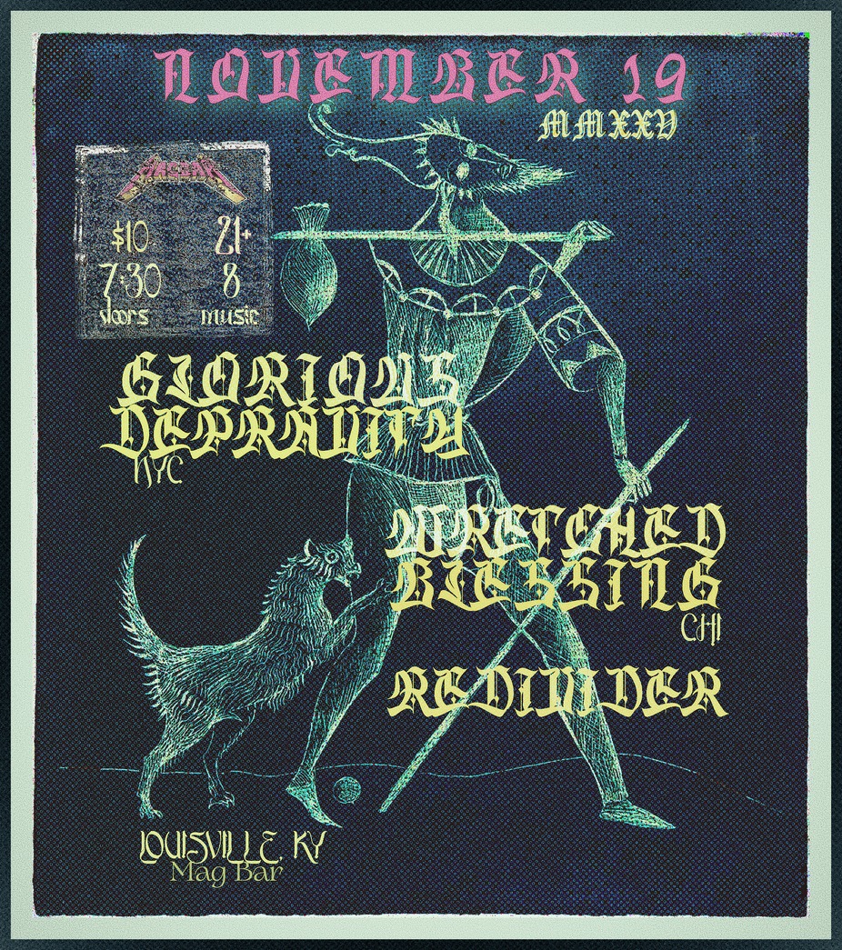 Redivider + Wretched Blessing + Glorious Depravity at Mag Bar! event photo