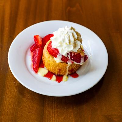 Olive oil cake.