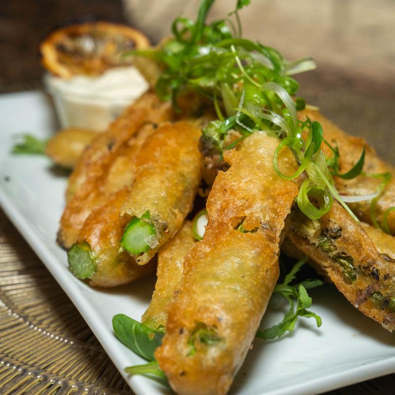 Tempura Fried Asparagus photo