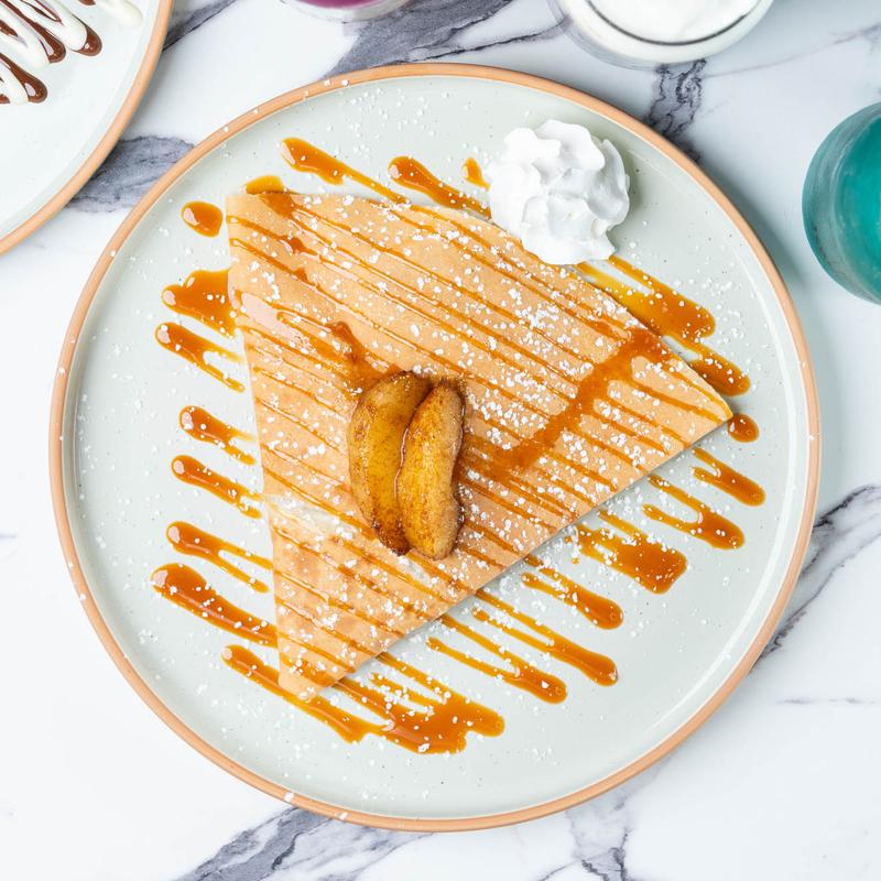 menu item 3 of 43, Apple Cinnamon Crepe
