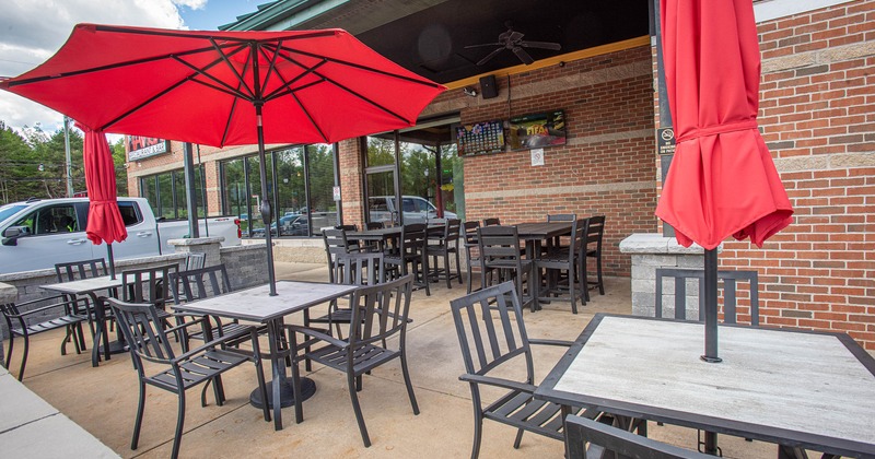 Exterior seating area