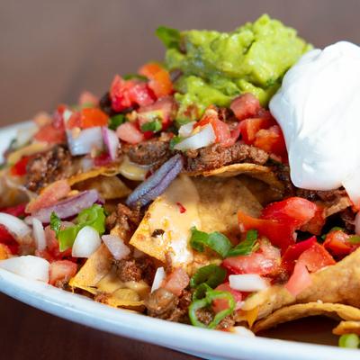 Beef nachos.