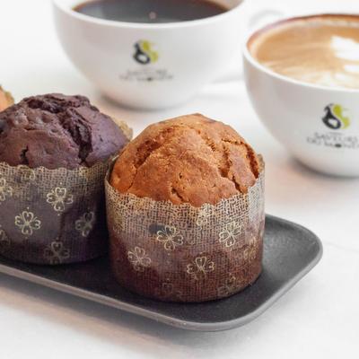 Muffin platter.
