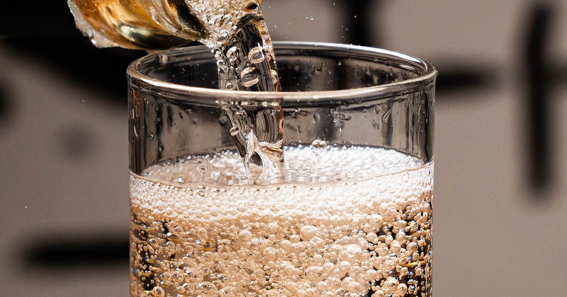 A drink being poured
