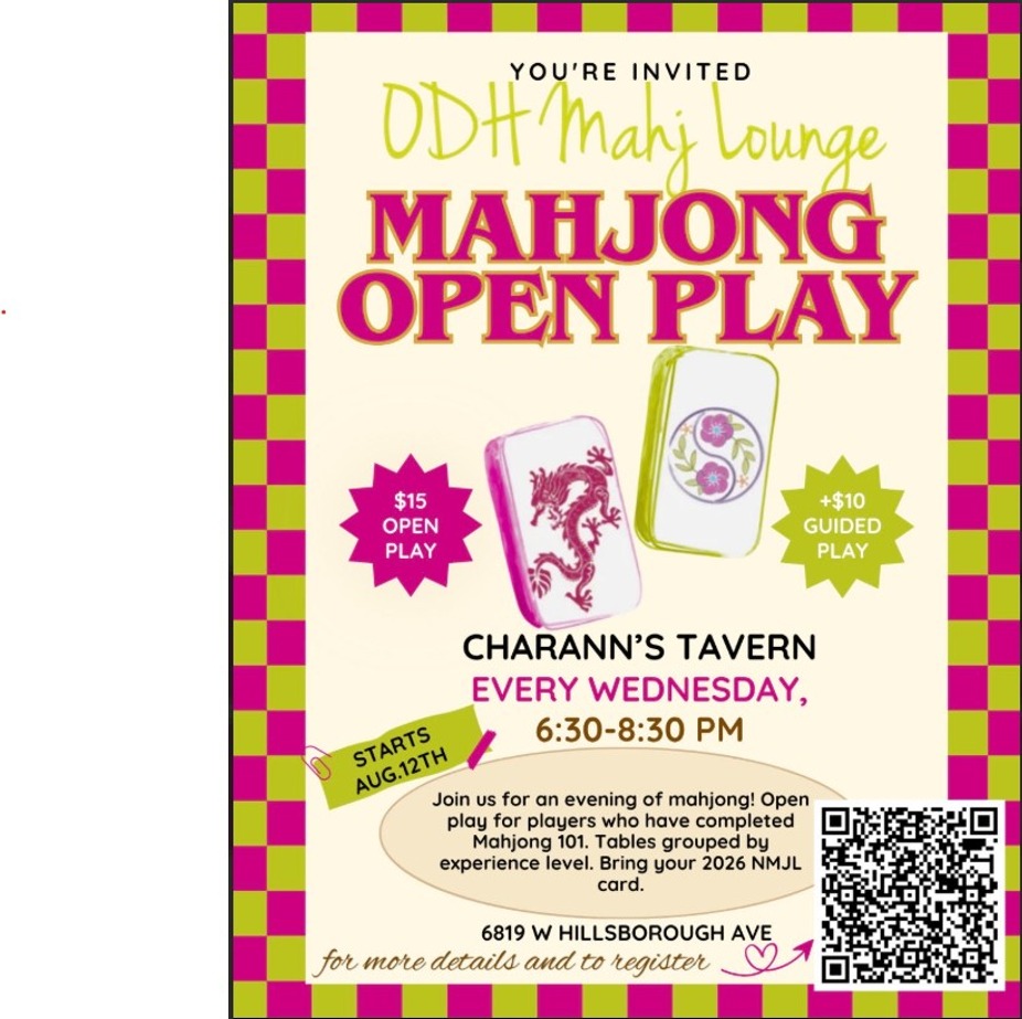 Mahjong Open Play event photo