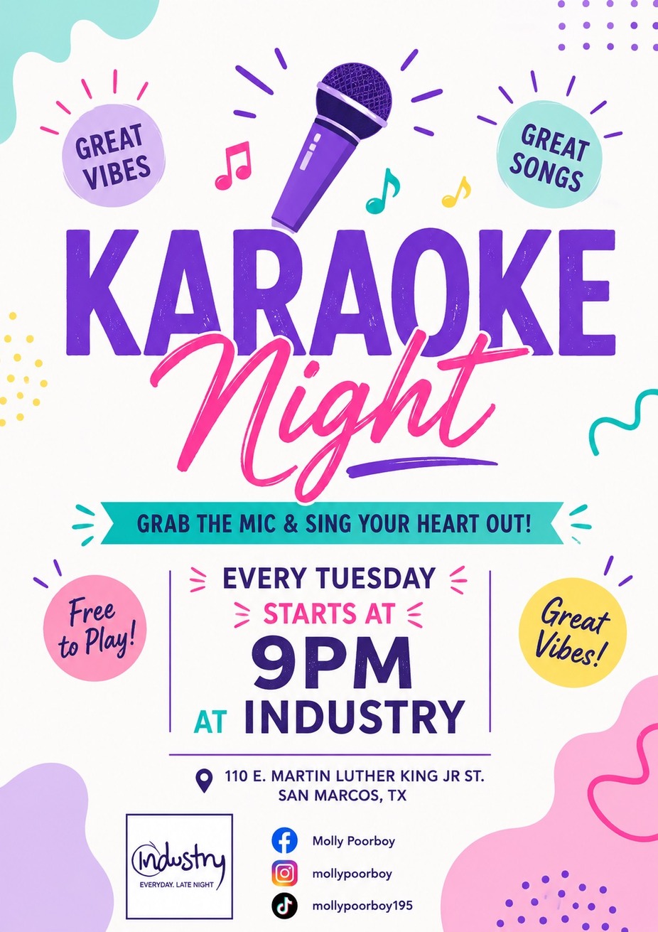 Molly’s karaoke night event photo