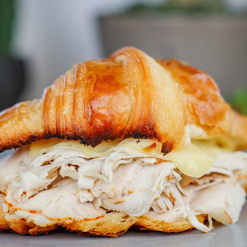 Turkey and Cheese Croissant photo