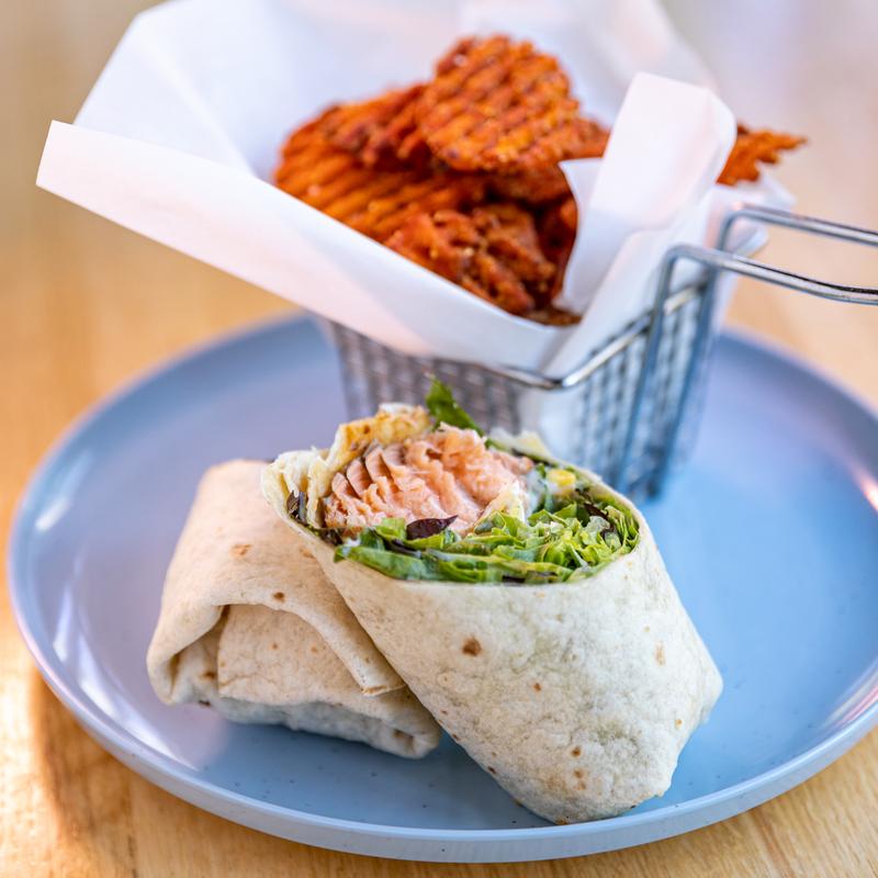 Grilled Salmon Wrap photo