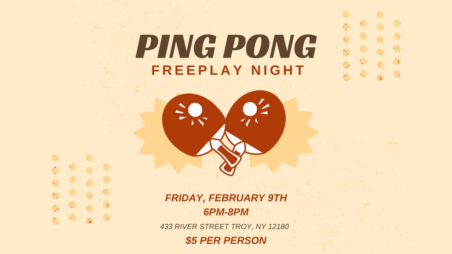 Ping Pong Tournament - June 9th