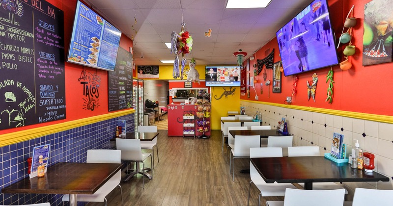 Interior, dining area