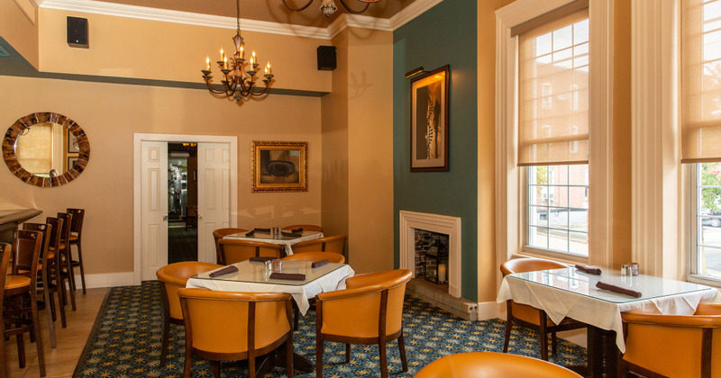 Interior, dining area