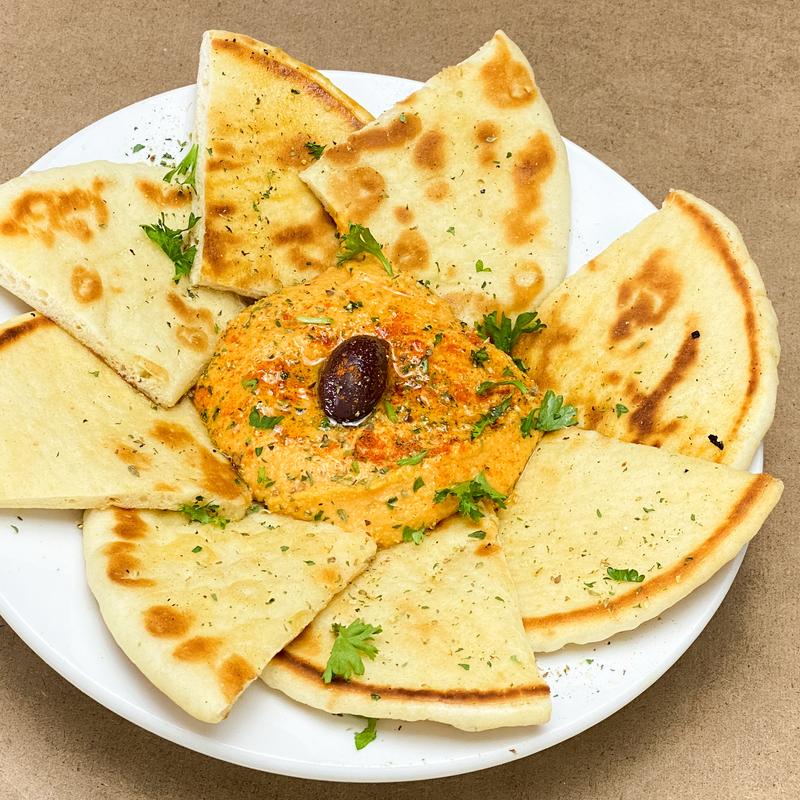 Hummus Chickpea Dip or Tzatziki Cucumber Sauce photo