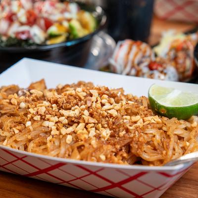A served Pad Thai.