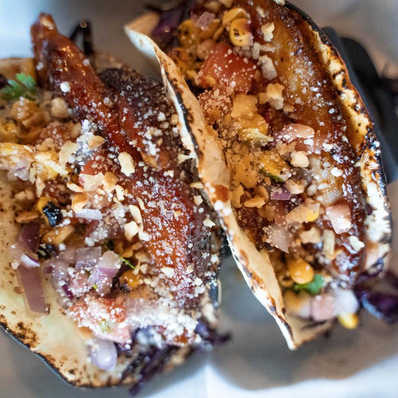 Korean Style Pork Belly Taco photo