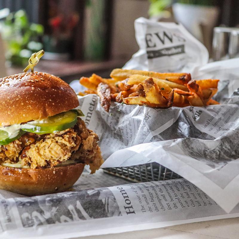 Cajun-Asian Fried Chicken Sandwich photo