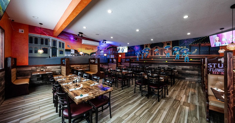 Interior, main seating area