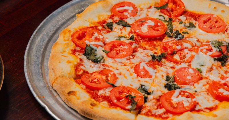 A whole Margherita Pizza