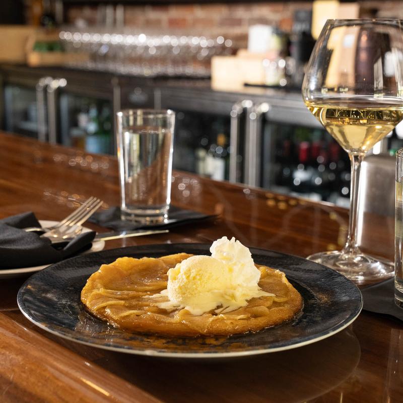 FRESH-BAKED APPLE TART TATIN photo